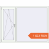 Prețuri Ferestre 1700x1300 mm BASE REHAU EURO 60 RAL 9016 Traffic white two-sided. Preț: 1.532,54 lei
