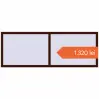 Prețuri Ferestre 2200x800 mm BASE REHAU EURO 60 BLACK_CHERRY two-sided. Preț: 1.319,93 lei