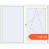 Prețuri Ferestre 1600x1300 mm OPTIMUM REHAU EURO 70 RAL 9016 Traffic white two-sided. Preț: 1.681,17 lei