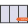 Prețuri Ferestre 1780x1200 mm ENERGY-SAVING REHAU SYNEGO MD BASALT_GREY two-sided. Preț: 3.278,05 lei