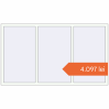 Prețuri Ferestre 2100x1200 mm ALU STANDARD 72 RAL 9016 Traffic white two-sided. Preț: 4.097,27 lei