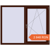 Prețuri Ferestre 1500x1200 mm ENERGY-SAVING REHAU SYNEGO MD BLACK_CHERRY two-sided. Preț: 2 847.57 RON