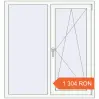 Prețuri Ferestre 1200x1300 mm OPTIMUM REHAU EURO 70 RAL 9016 Traffic white two-sided. Preț: 1 303.7 RON
