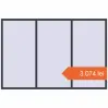 Prețuri Ferestre 2700x1800 mm BASE REHAU EURO 60 ANTHRACITE_GREY_STRUKTURAL two-sided. Preț: 3.073,95 lei