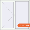Prețuri Ferestre 1500x1500 mm BASE REHAU EURO 60 RAL 9016 Traffic white two-sided. Preț: 1.651,16 lei
