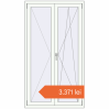 Prețuri Ferestre 1000x1800 mm ENERGY-SAVING REHAU SYNEGO MD RAL 9016 Traffic white two-sided. Preț: 3.370,57 lei