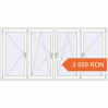 Prețuri Ferestre 2400x1200 mm OPTIMUM REHAU EURO 70 RAL 9016 Traffic white two-sided. Preț: 3.558,97 lei