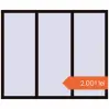 Prețuri Ferestre 1800x1500 mm BASE REHAU EURO 60 BLACK_BROWN two-sided. Preț: 2.000,84 lei