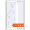 Prețuri Ferestre 950x1500 mm OPTIMUM REHAU EURO 70 RAL 9016 Traffic white two-sided. Preț: 1.476,26 lei