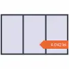 Prețuri Ferestre 2500x1500 mm OPTIMUM REHAU EURO 70 ANTHRACITE_GREY_STRUKTURAL two-sided. Preț: 4.041,83 lei
