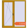 Prețuri Ferestre 1300x1500 mm ALU LIGHT A RAL 1005 Honey yellow two-sided. Preț: 3.122,11 lei