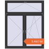 Prețuri Ferestre 1600x1970 mm OPTIMUM REHAU EURO 70 ANTHRACITE_GREY_GLATT two-sided. Preț: 5.460,46 lei
