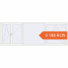 Prețuri Ferestre 3500x1200 mm ENERGY-SAVING REHAU SYNEGO MD RAL 9016 Traffic white two-sided. Preț: 5 188.42 RON