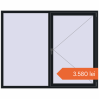 Prețuri Ferestre 2000x1600 mm OPTIMUM REHAU EURO 70 BLACK_COOL_110L-2 two-sided. Preț: 3.579,64 lei