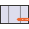 Prețuri Ferestre 2000x1300 mm ENERGY-SAVING REHAU SYNEGO MD BASALT_GREY two-sided. Preț: 3.720,84 lei
