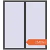 Prețuri Ferestre 1600x1800 mm ENERGY-SAVING REHAU SYNEGO MD BASALT_GREY two-sided. Preț: 3.571,61 lei
