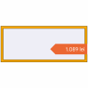 Prețuri Ferestre 1800x750 mm ALU LIGHT A RAL 1003 Signal yellow two-sided. Preț: 1.089,07 lei