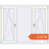 Prețuri Ferestre 1550x1250 mm REHAU BRILLANT DESIGN RAL 9016 Traffic white two-sided. Preț: 2.332,22 lei