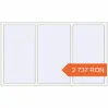 Prețuri Ferestre 2000x1200 mm ENERGY-SAVING REHAU SYNEGO MD RAL 9016 Traffic white two-sided. Preț: 2.737,33 lei