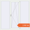 Prețuri Ferestre 1800x1800 mm OPTIMUM REHAU EURO 70 RAL 9016 Traffic white two-sided. Preț: 2.980,54 lei