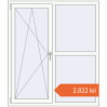 Prețuri Ferestre 1300x1500 mm ENERGY-SAVING REHAU SYNEGO MD RAL 9016 Traffic white two-sided. Preț: 2.822,34 lei