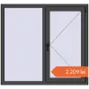Prețuri Ferestre 1300x1200 mm OPTIMUM REHAU EURO 70 BASALT_GREY two-sided. Preț: 2.208,74 lei