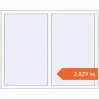 Prețuri Ferestre 1500x1200 mm ALU STANDARD 72 RAL 9016 Traffic white two-sided. Preț: 2.829,39 lei