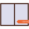 Prețuri Ferestre 1500x1200 mm BASE REHAU EURO 60 BLACK_CHERRY two-sided. Preț: 1.324,43 lei