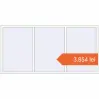 Prețuri Ferestre 2400x1200 mm REHAU ARTEVO RAL 9016 Traffic white two-sided. Preț: 3.853,53 lei