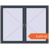 Prețuri Ferestre 1900x1500 mm ENERGY-SAVING REHAU SYNEGO MD ANTHRACITE_GREY_STRUKTURAL two-sided. Preț: 5.604,36 lei