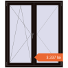 Prețuri Ferestre 1300x1500 mm OPTIMUM REHAU EURO 70 BLACK_BROWN two-sided. Preț: 3.337,12 lei
