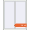 Prețuri Ferestre 1100x1400 mm BASE REHAU EURO 60 RAL 9016 Traffic white two-sided. Preț: 891,08 lei