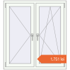 Prețuri Ferestre 1100x1200 mm OPTIMUM REHAU EURO 70 RAL 9016 Traffic white two-sided. Preț: 1.751,13 lei
