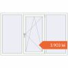 Prețuri Ferestre 1900x1200 mm REHAU ARTEVO RAL 9016 Traffic white two-sided. Preț: 3.903,17 lei