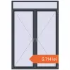 Prețuri Ferestre 1630x2380 mm OPTIMUM REHAU EURO 70 ANTHRACITE_GREY_STRUKTURAL two-sided. Preț: 5.713,53 lei