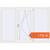 Prețuri Ferestre 1800x1300 mm BASE REHAU EURO 60 RAL 9016 Traffic white two-sided. Preț: 1.726,17 lei