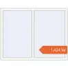 Prețuri Ferestre 1550x1200 mm OPTIMUM REHAU EURO 70 RAL 9016 Traffic white two-sided. Preț: 1.423,62 lei