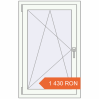 Prețuri Ferestre 700x1100 mm REHAU ARTEVO RAL 9016 Traffic white two-sided. Preț: 1 430.12 RON