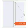Prețuri Ferestre 1300x1500 mm REHAU ARTEVO RAL 9016 Traffic white two-sided. Preț: 3.170,30 lei