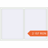 Prețuri Ferestre 1850x1300 mm ENERGY-SAVING REHAU SYNEGO MD RAL 9016 Traffic white two-sided. Preț: 2 156.81 RON