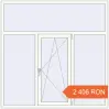 Prețuri Ferestre 1800x1800 mm REHAU BRILLANT DESIGN RAL 9016 Traffic white two-sided. Preț: 2 405.5 RON