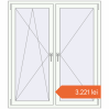Prețuri Ferestre 1300x1500 mm ENERGY-SAVING REHAU SYNEGO MD RAL 9016 Traffic white two-sided. Preț: 3.220,59 lei