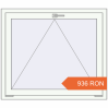 Prețuri Ferestre 1050x900 mm BASE REHAU EURO 60 RAL 9016 Traffic white two-sided. Preț: 936.35 RON