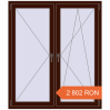 Prețuri Ferestre 1300x1500 mm BASE REHAU EURO 60 BLACK_CHERRY two-sided. Preț: 2.801,69 lei