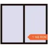 Prețuri Ferestre 1400x1200 mm BASE REHAU EURO 60 BLACK_BROWN two-sided. Preț: 1 144.79 RON
