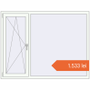 Prețuri Ferestre 1700x1300 mm BASE REHAU EURO 60 RAL 9016 Traffic white two-sided. Preț: 1.532,54 lei