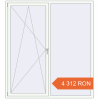Prețuri Ferestre 1800x2000 mm REHAU ARTEVO RAL 9016 Traffic white two-sided. Preț: 4 312.27 RON