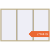Prețuri Ferestre 2700x1800 mm ALU LIGHT A RAL 1000 Green beige two-sided. Preț: 2.944,02 lei
