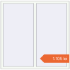 Prețuri Ferestre 1480x1460 mm BASE REHAU EURO 60 RAL 9016 Traffic white two-sided. Preț: 1.104,57 lei