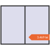 Prețuri Ferestre 2500x2000 mm OPTIMUM REHAU EURO 70 ANTHRACITE_GREY_GLATT two-sided. Preț: 3.468,53 lei